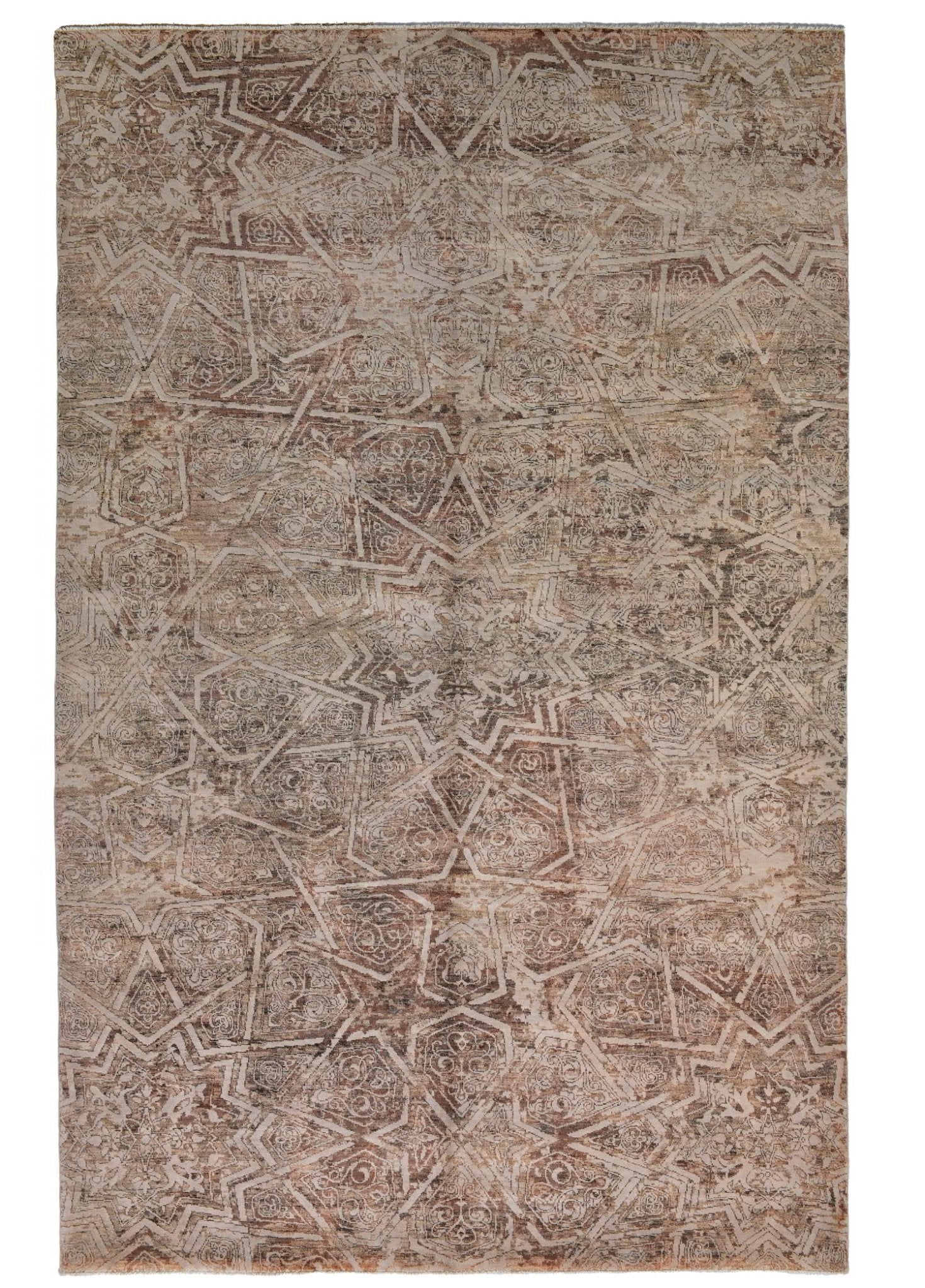 Kireya El Dokuma Yün ve İpek Halı 305x196 cm - Borr Halı