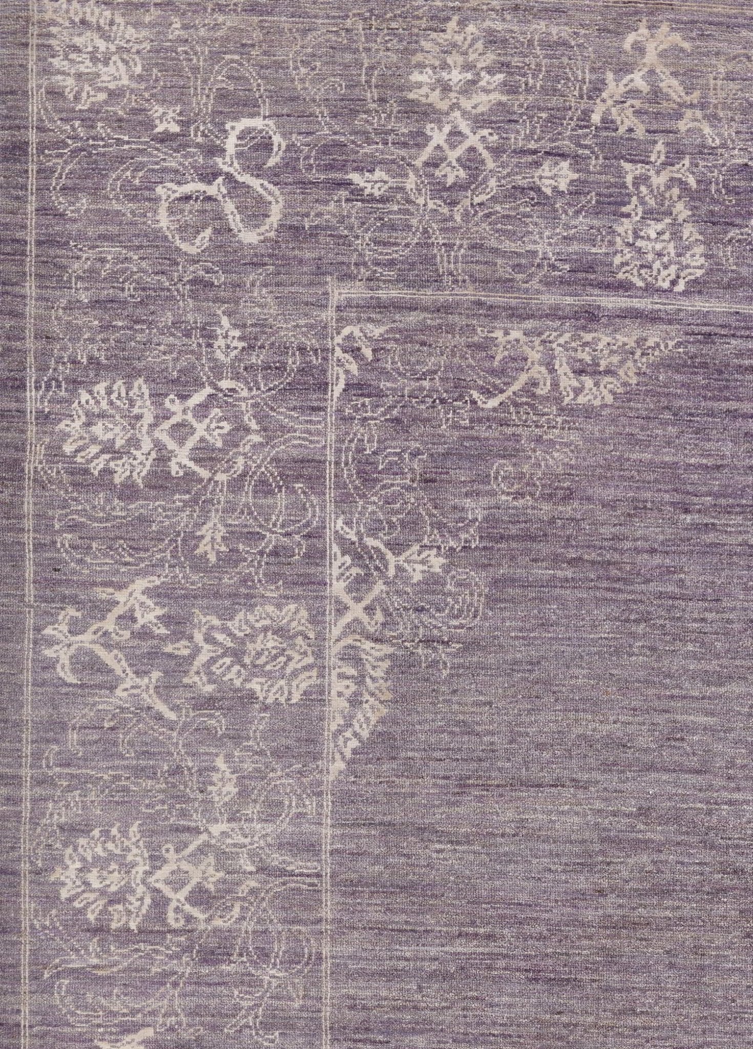 Lavendre El Dokuma Yün ve İpek Halı 306x199 cm - Borr Halı