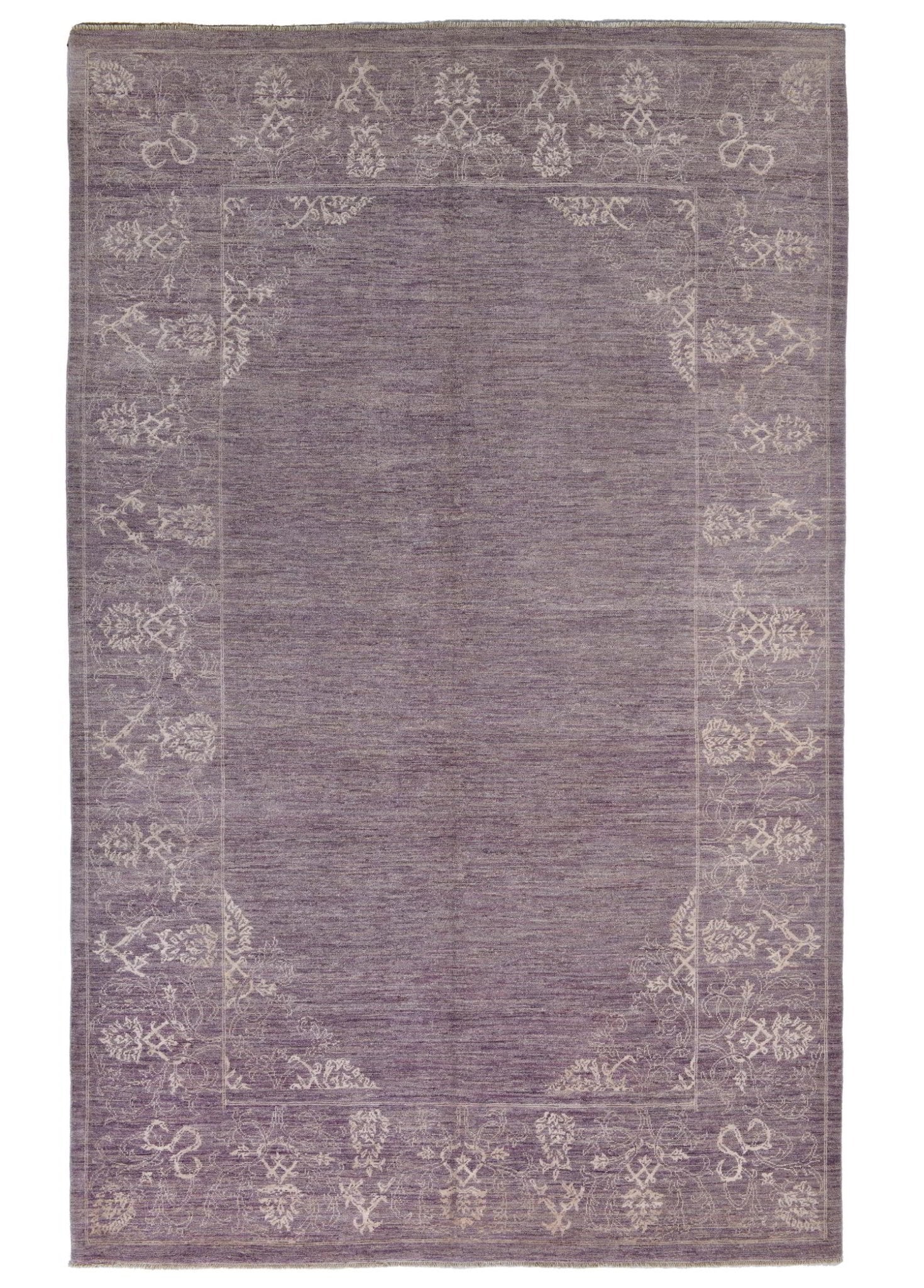 Lavendre El Dokuma Yün ve İpek Halı 306x199 cm - Borr Halı
