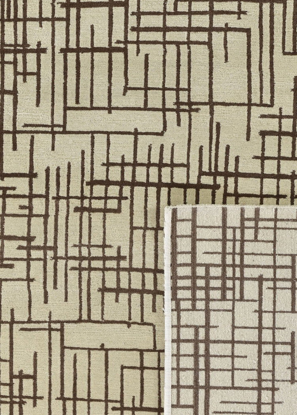 Lintrix El Dokuma Yün ve İpek Halı 241x172 cm - Borr Halı