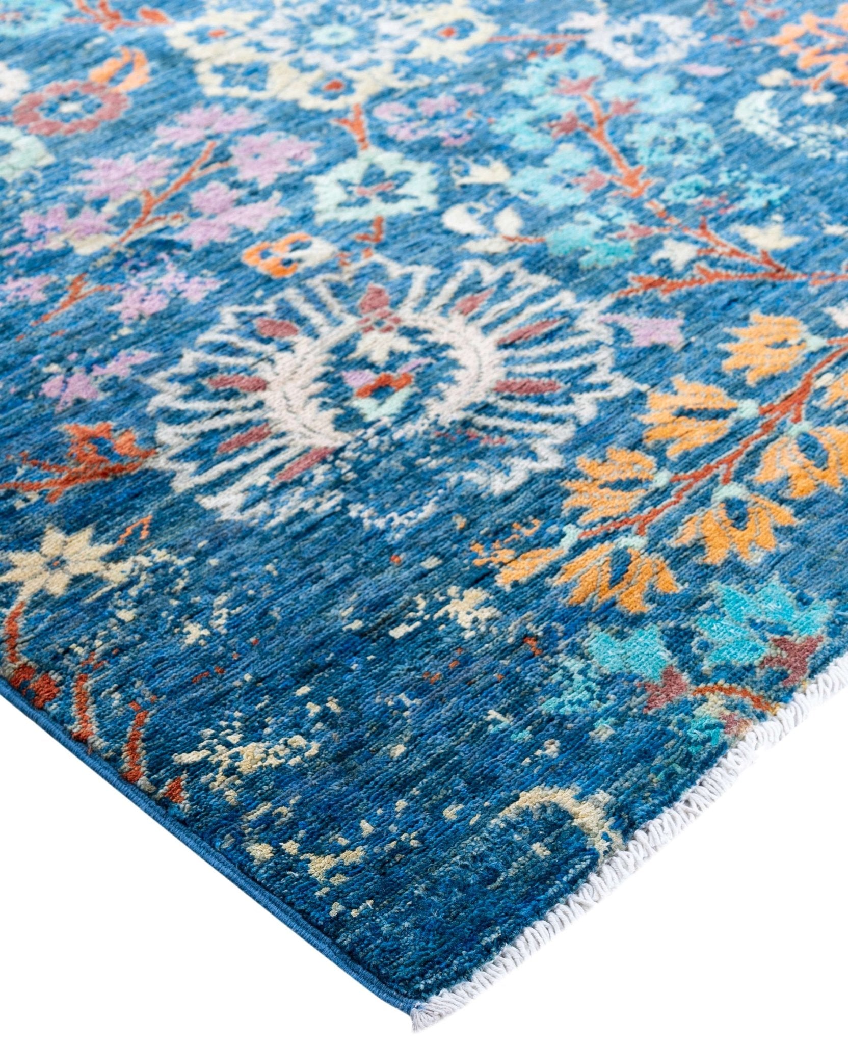 Lunara Garden El Dokuma Yün ve İpek Halı 302X243 cm - Borr Halı