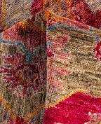 Lunaria Fuchsia El Dokuma Yün Halı 180 x 124 cm - Borr Halı