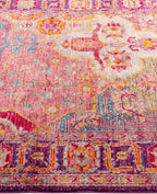 Lunaria Fuchsia El Dokuma Yün Halı 180 x 124 cm - Borr Halı