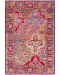 Lunaria Fuchsia El Dokuma Yün Halı 180 x 124 cm - Borr Halı