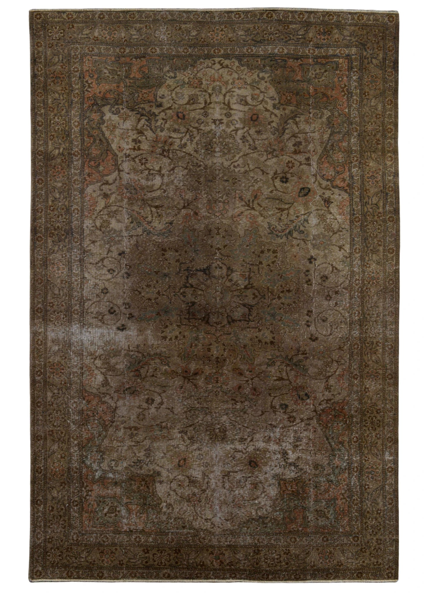 Mehrashan Vintage El Dokuma Yün Halı 300 x 194 cm - Borr Halı