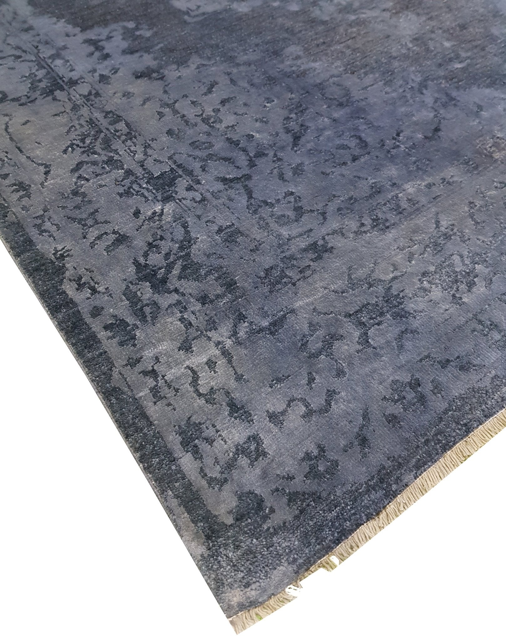 Midnight Azure El Dokuma Yün Halı 240x169 cm - Borr Halı