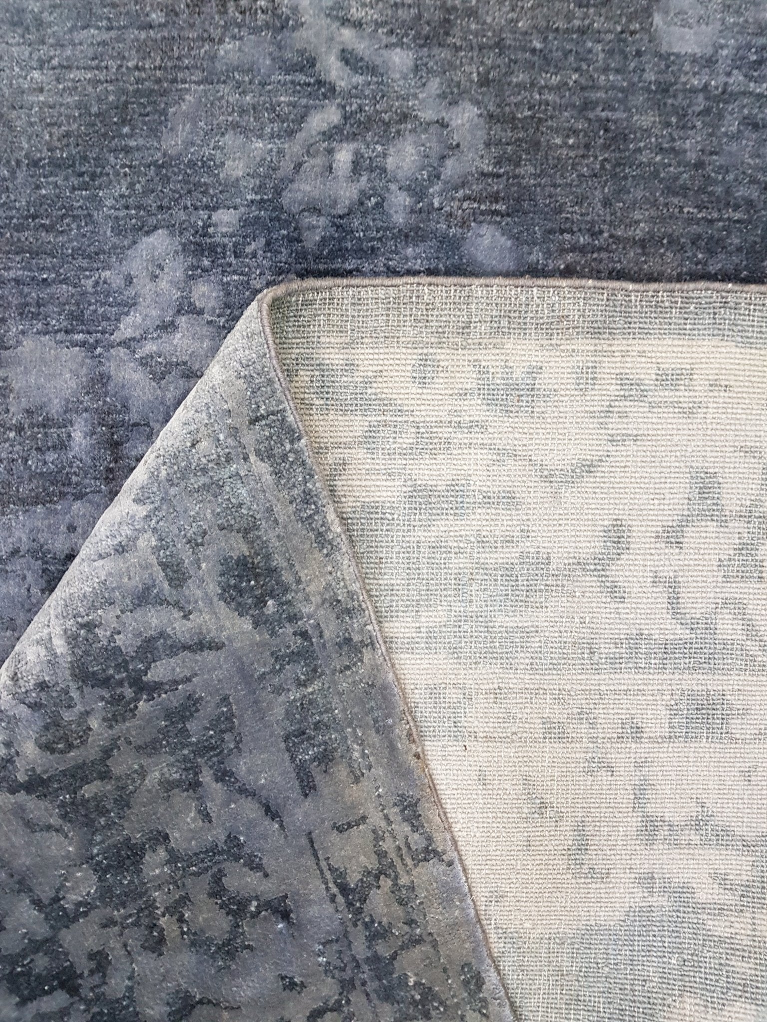 Midnight Azure El Dokuma Yün Halı 240x169 cm - Borr Halı