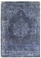 Midnight Azure El Dokuma Yün Halı 240x169 cm - Borr Halı