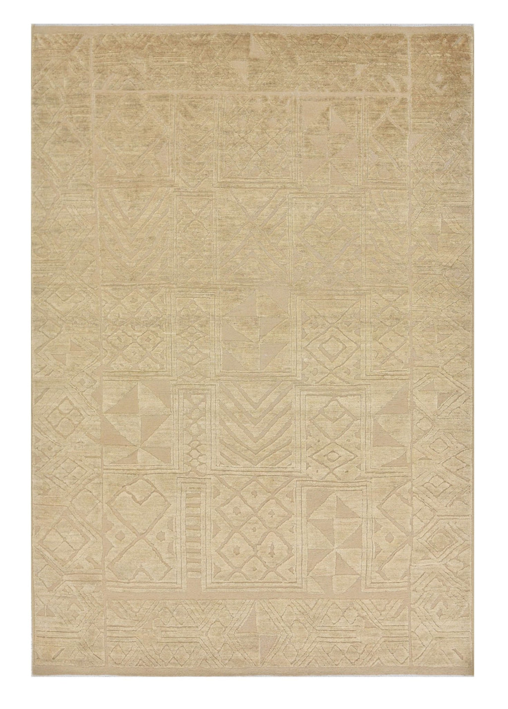 Modura Grid El Dokuma Yün Halı 271 x 184 cm - Borr Halı