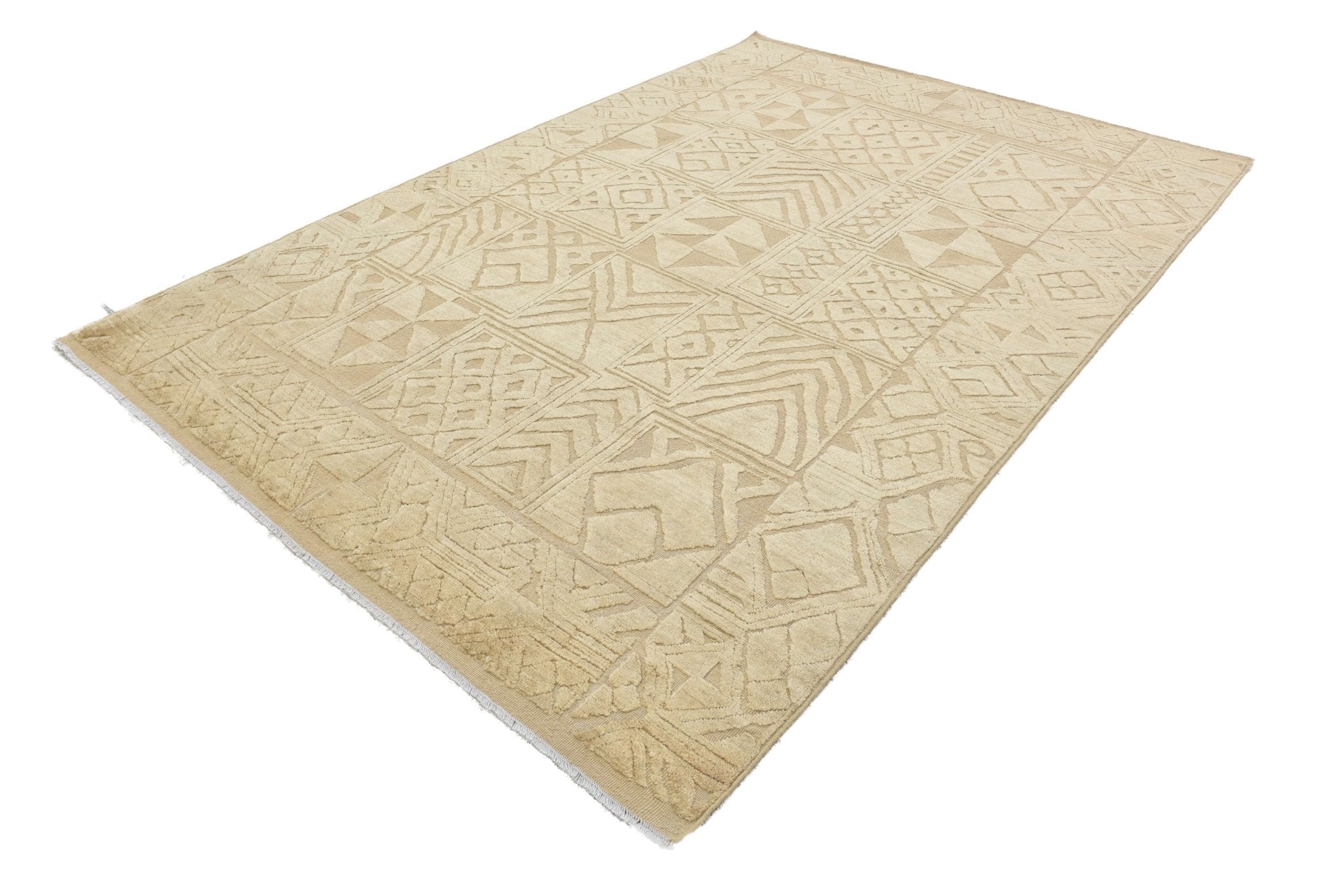 Modura Grid El Dokuma Yün Halı 271 x 184 cm - Borr Halı