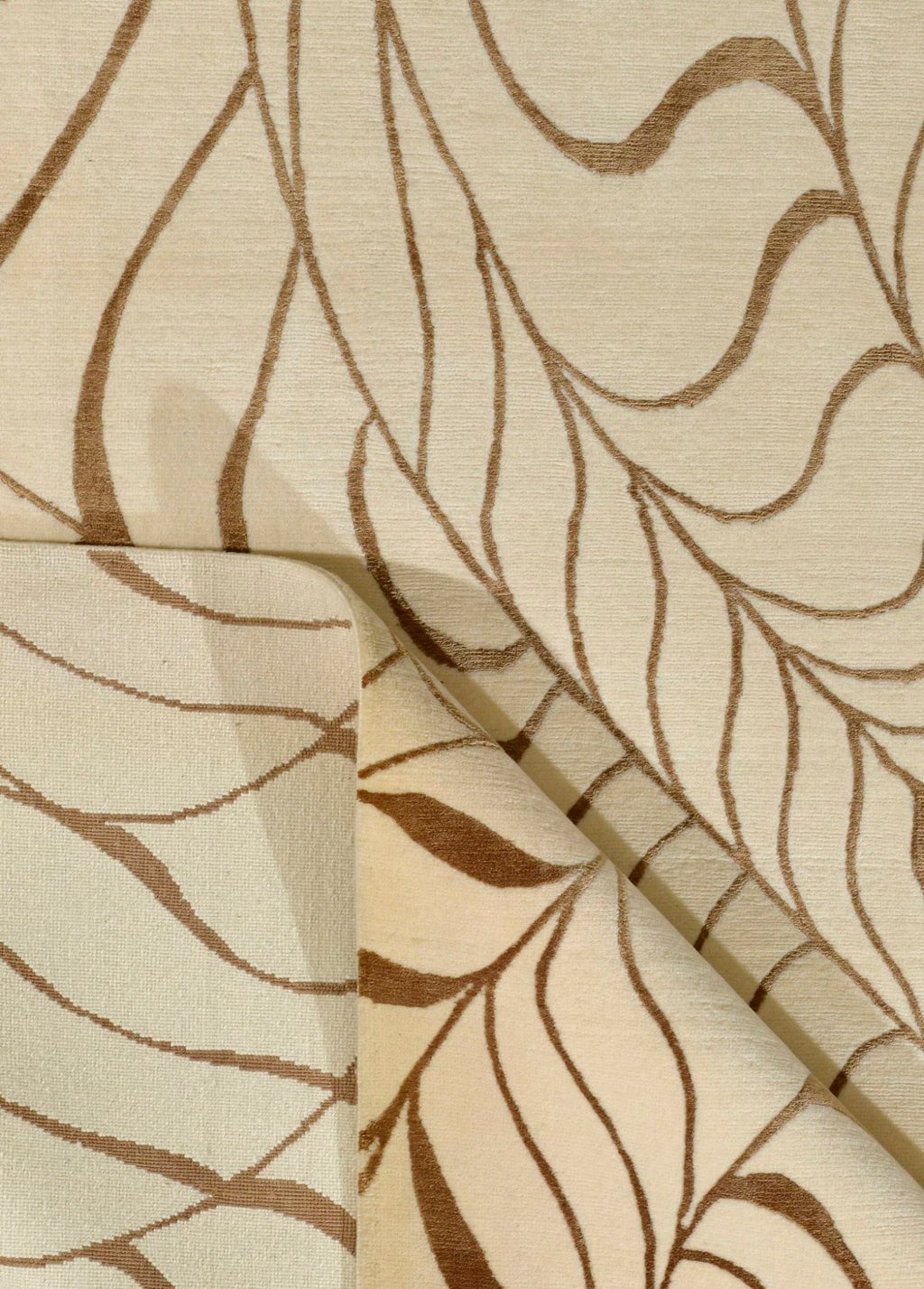 Moiré El Dokuma Yün ve İpek Halı 348 x 253 cm - Borr Halı