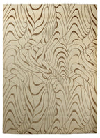 Moiré El Dokuma Yün ve İpek Halı 348 x 253 cm - Borr Halı