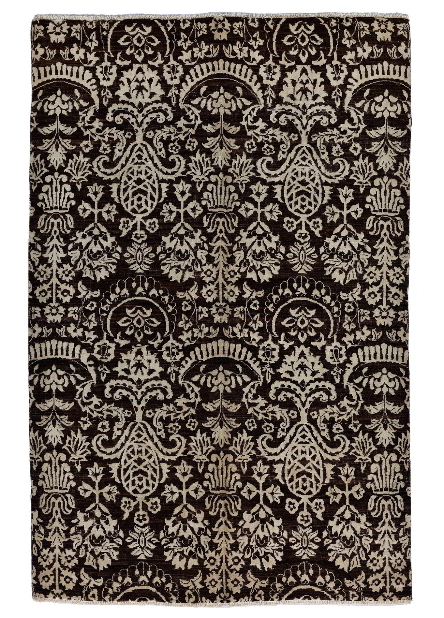 Nocturne Grove El Dokuma Yün ve İpek Halı 186x123 cm - Borr Halı
