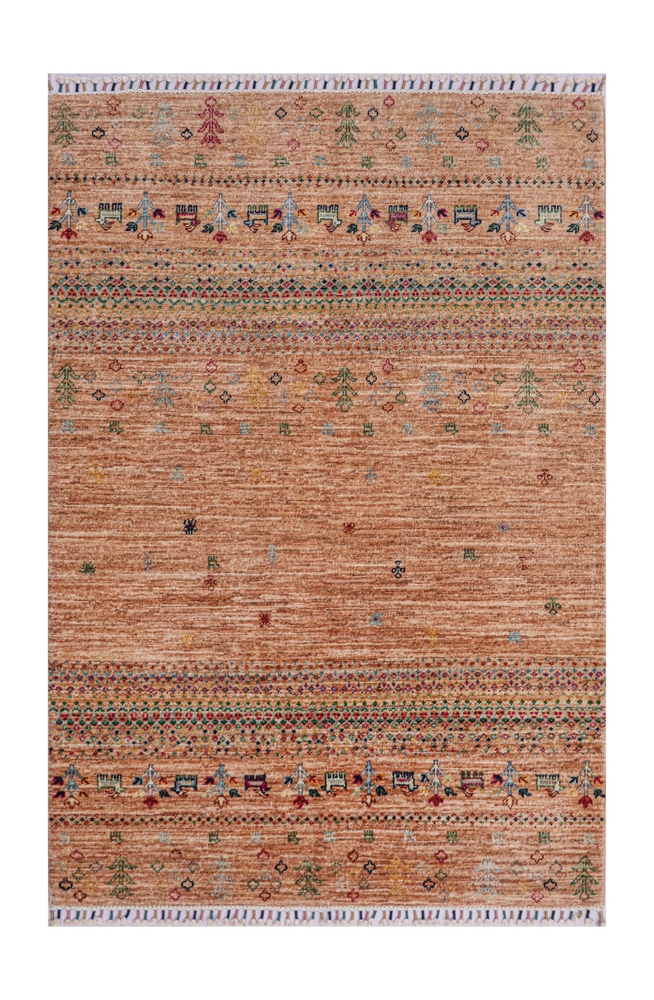 Nomadia Clay El Dokuma Yün Halı 178 x 121 cm - Borr Halı