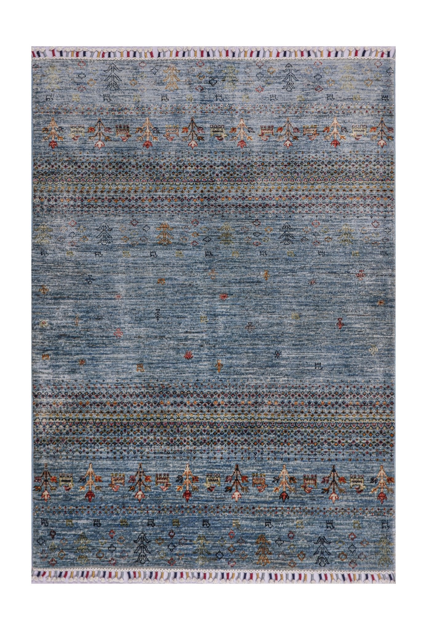 Nomadia Mist El Dokuma Yün Halı 171 x 123 cm - Borr Halı