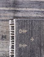 Nomadia Slate El Dokuma Yün Halı 177 x 121 cm - Borr Halı