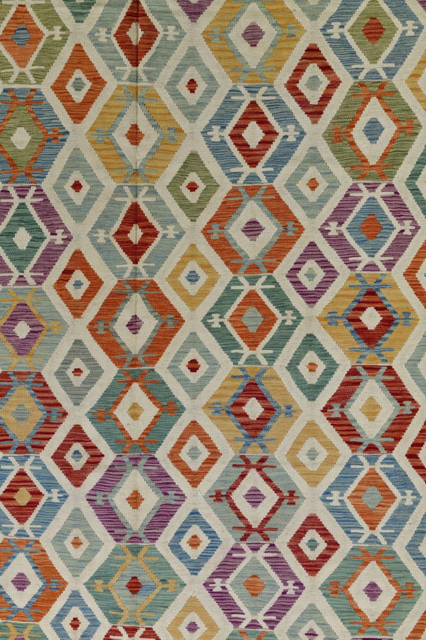 Orenda El Dokuma Yün Kilim 296x211 cm - Borr Halı