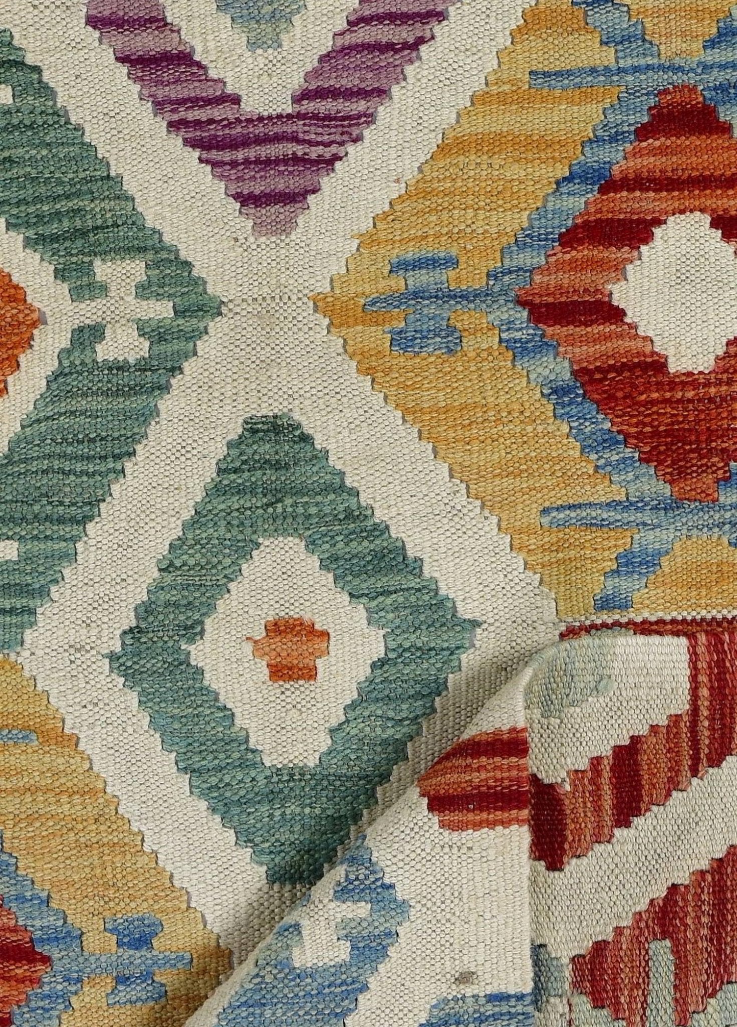 Orenda El Dokuma Yün Kilim 296x211 cm - Borr Halı