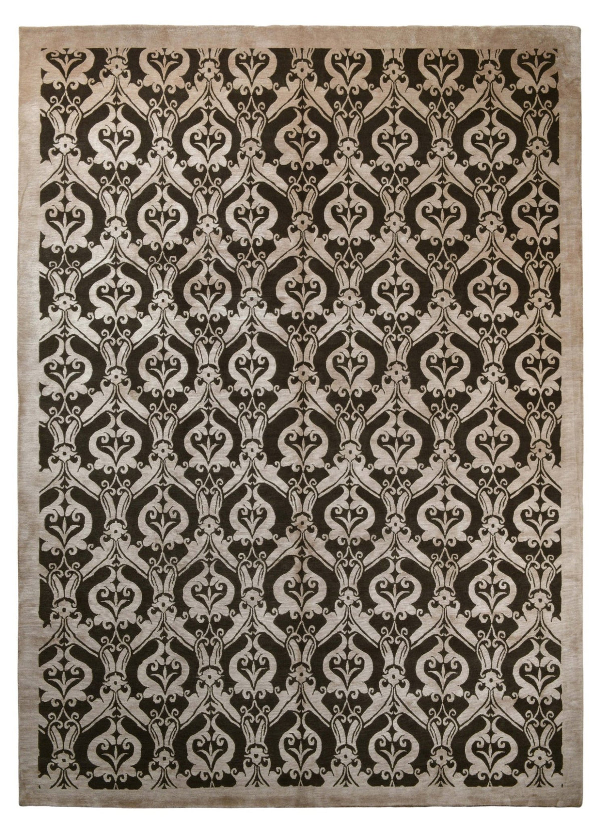 Ornella El Dokuma Yün ve İpek Halı 345 x 251 cm - Borr Halı