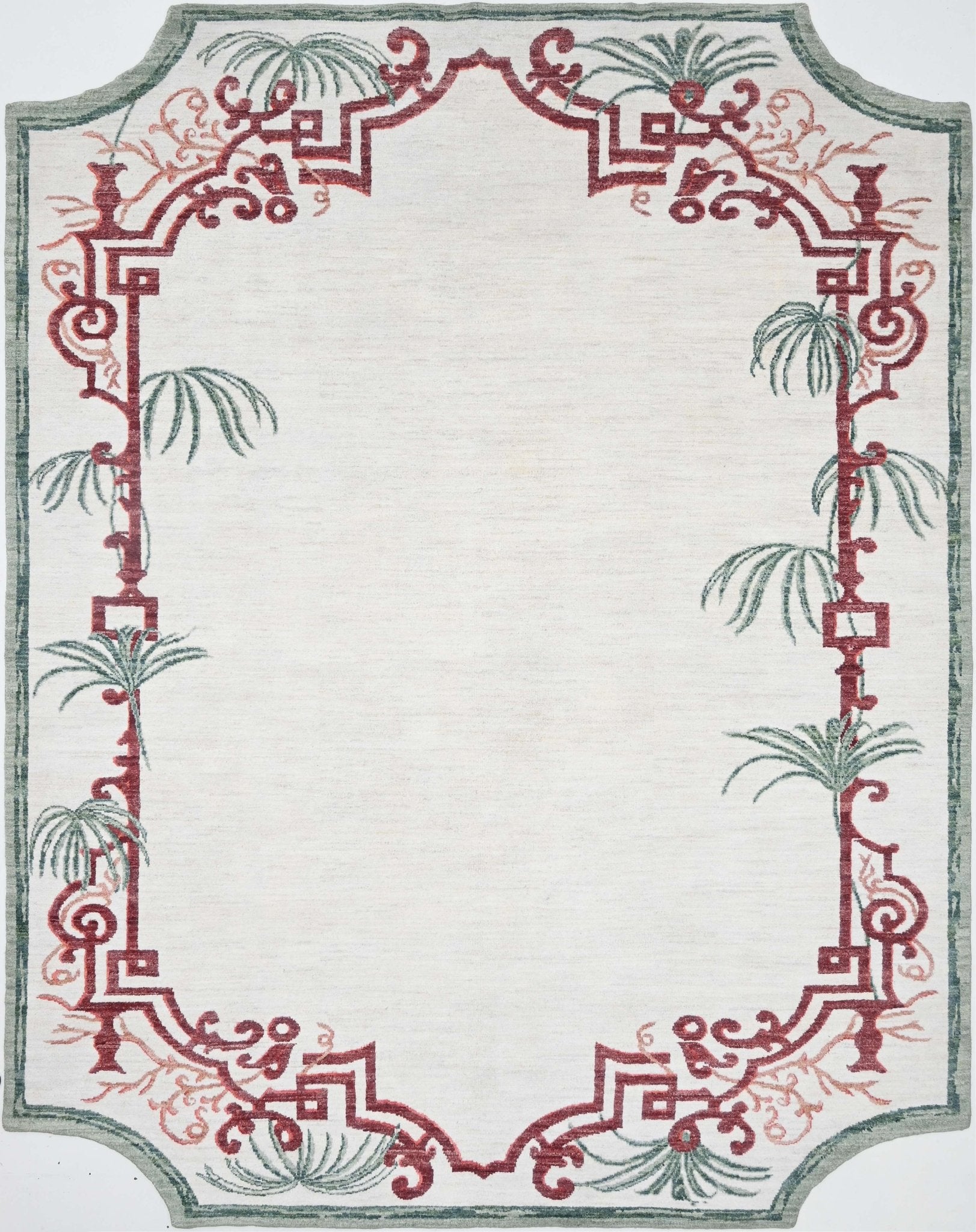 Palmera Frame El Dokuma Yün Halı 310X245 cm - Borr Halı