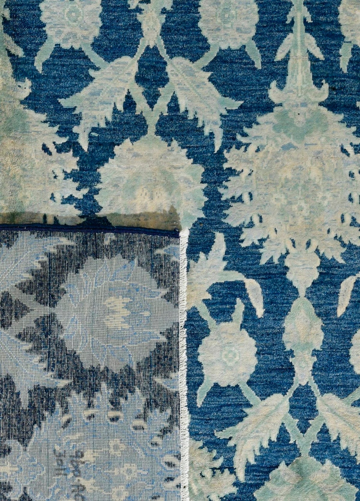Palmette El Dokuma Yün ve İpek Halı 293 x 198 cm - Borr Halı