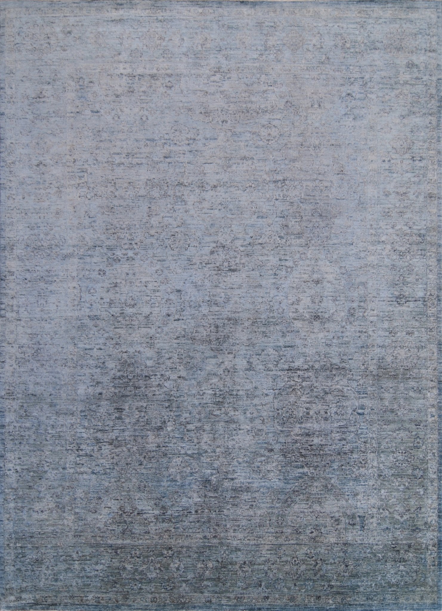 Powder Sky El Dokuma Yün Halı 291x210 cm - Borr Halı