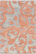 Rocaille Blush El Dokuma Yün ve İpek Halı 249 x 169 cm - Borr Halı