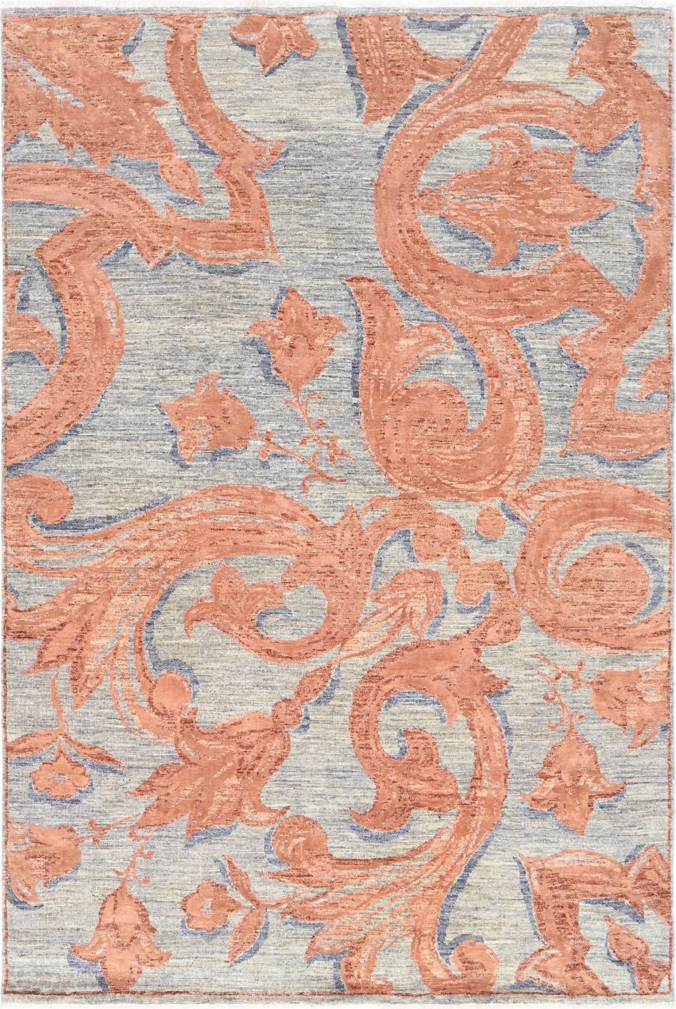 Rocaille Blush El Dokuma Yün ve İpek Halı 249 x 169 cm - Borr Halı