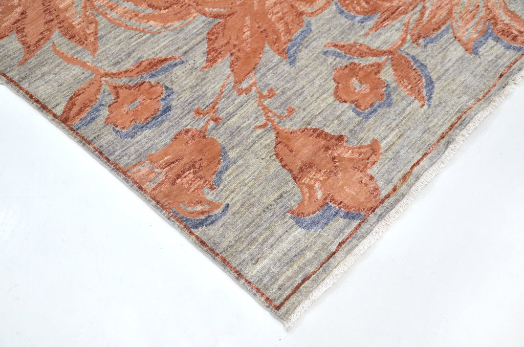 Rocaille Blush El Dokuma Yün ve İpek Halı 249 x 169 cm - Borr Halı