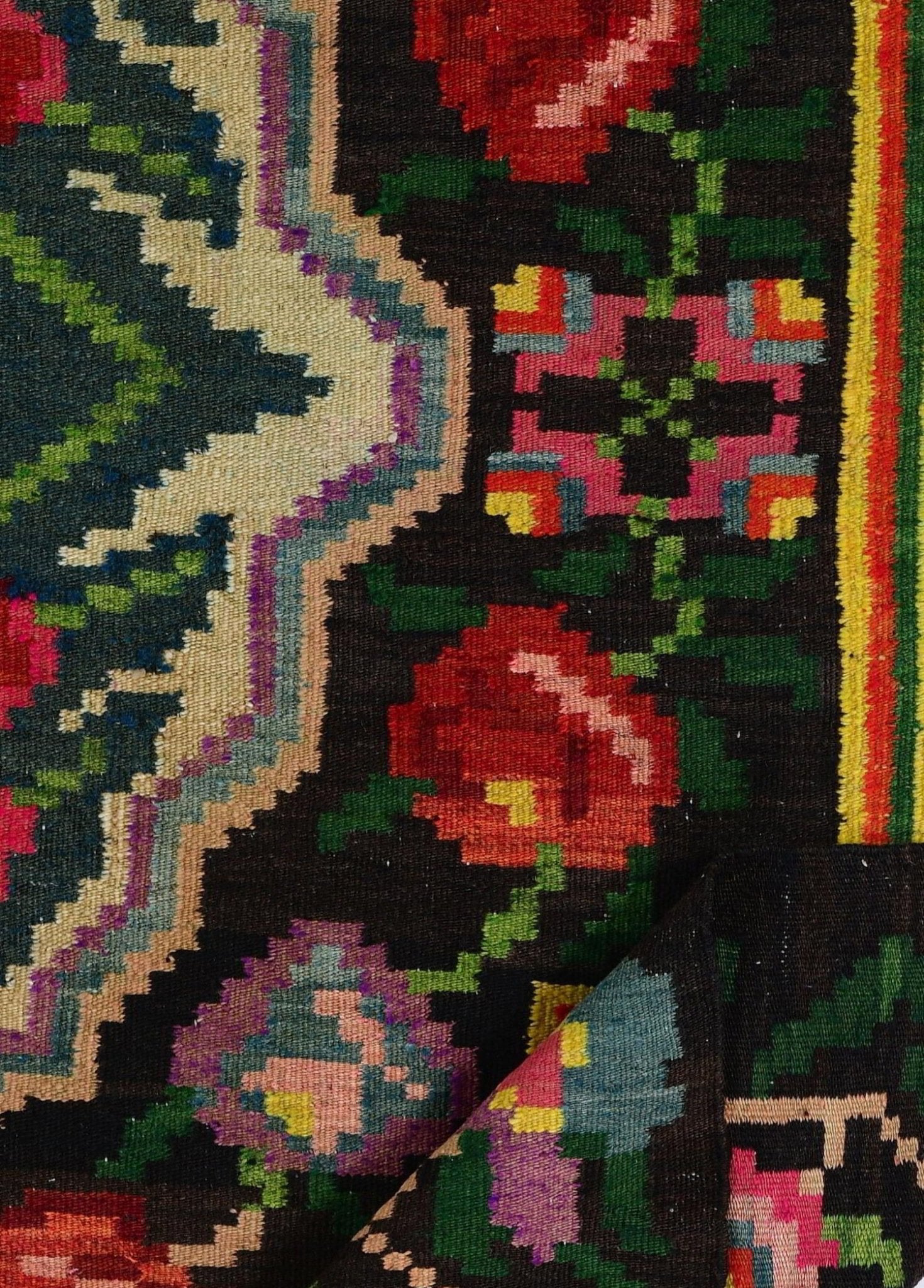 Rosaveld El Dokuma Yün Kilim 300x186 cm - Borr Halı