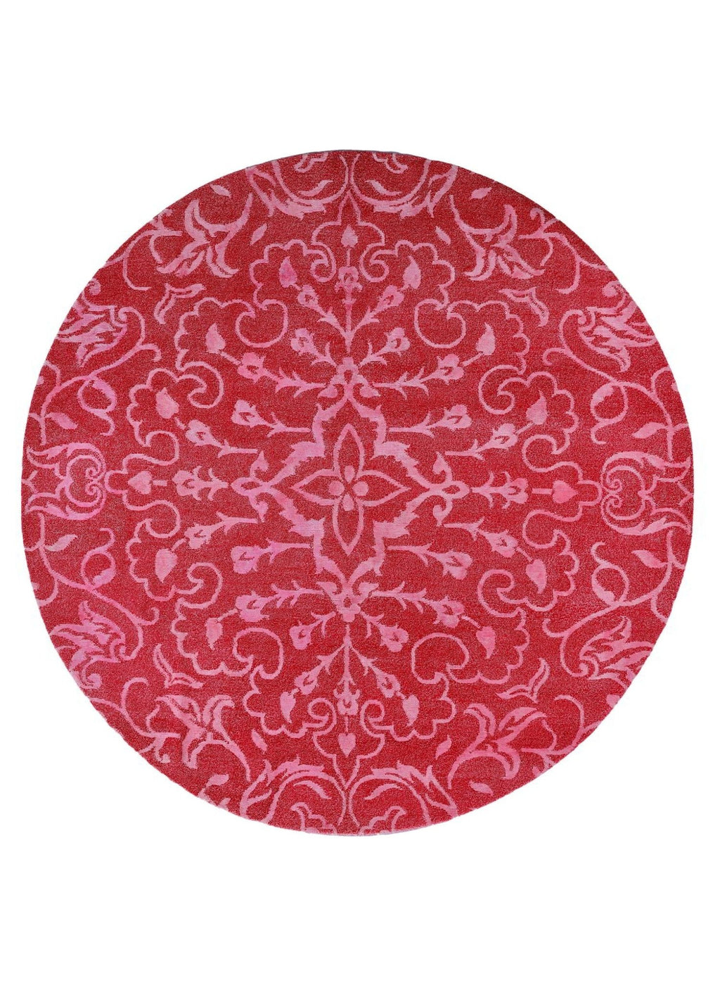 Rosavelle El Dokuma Yün ve İpek Halı 170x170 cm - Borr Halı