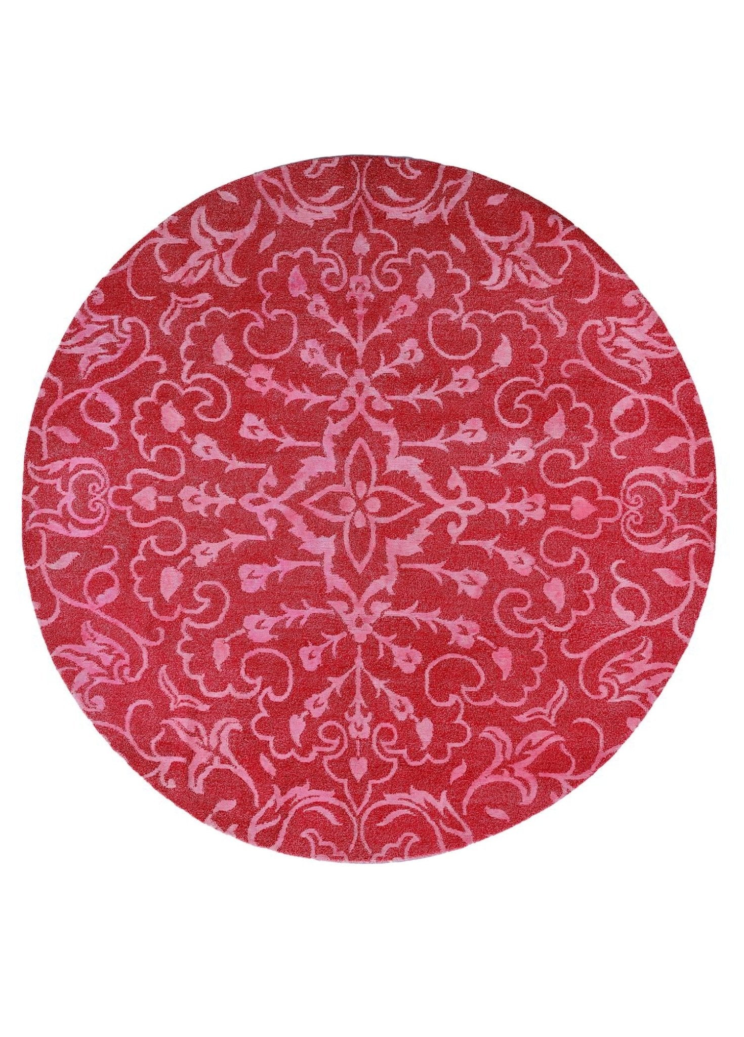 Rosavelle El Dokuma Yün ve İpek Halı 170x170 cm - Borr Halı