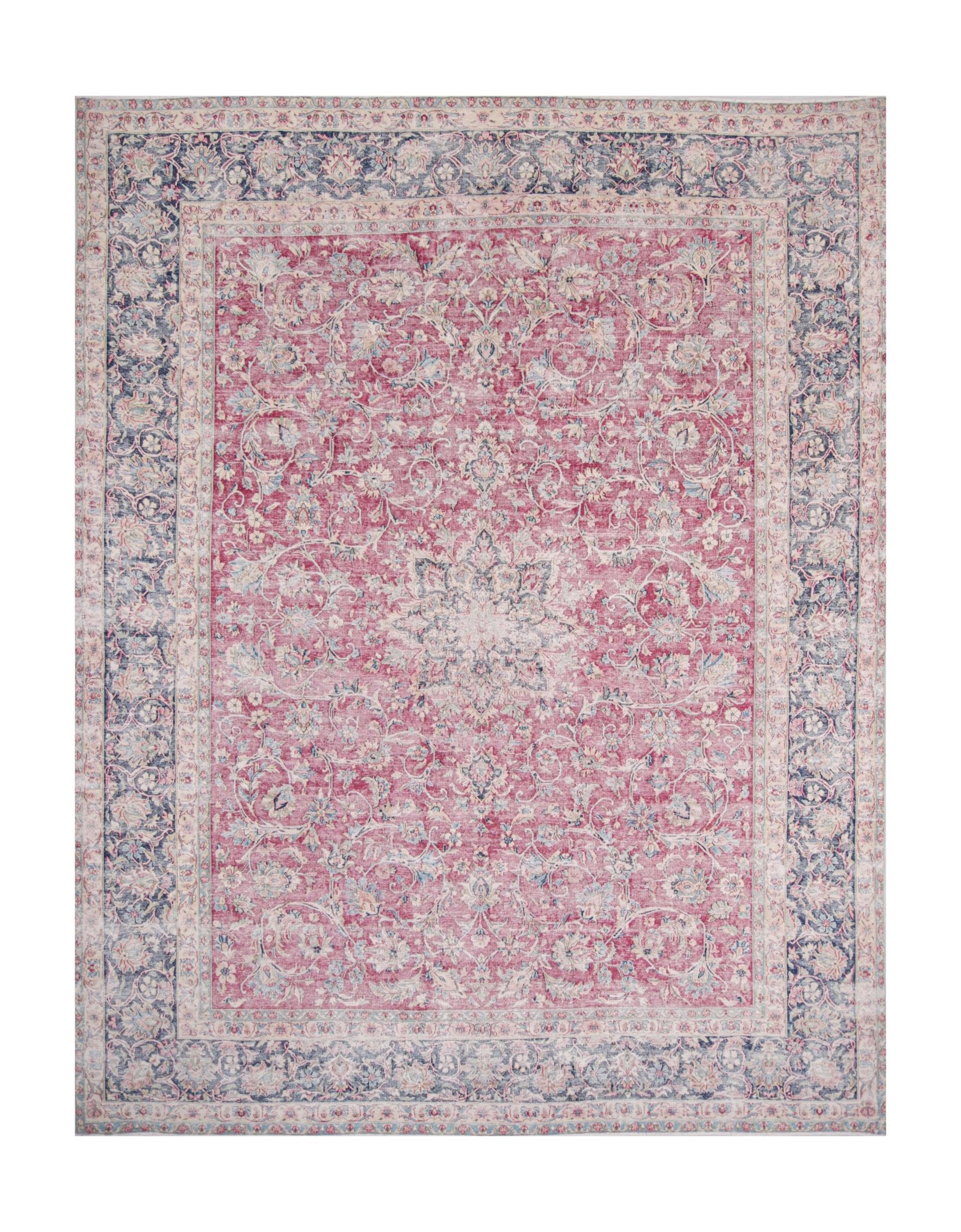 Rosavera Bloom Vintage El Dokuma Yün Halı 337X276 cm - Borr Halı