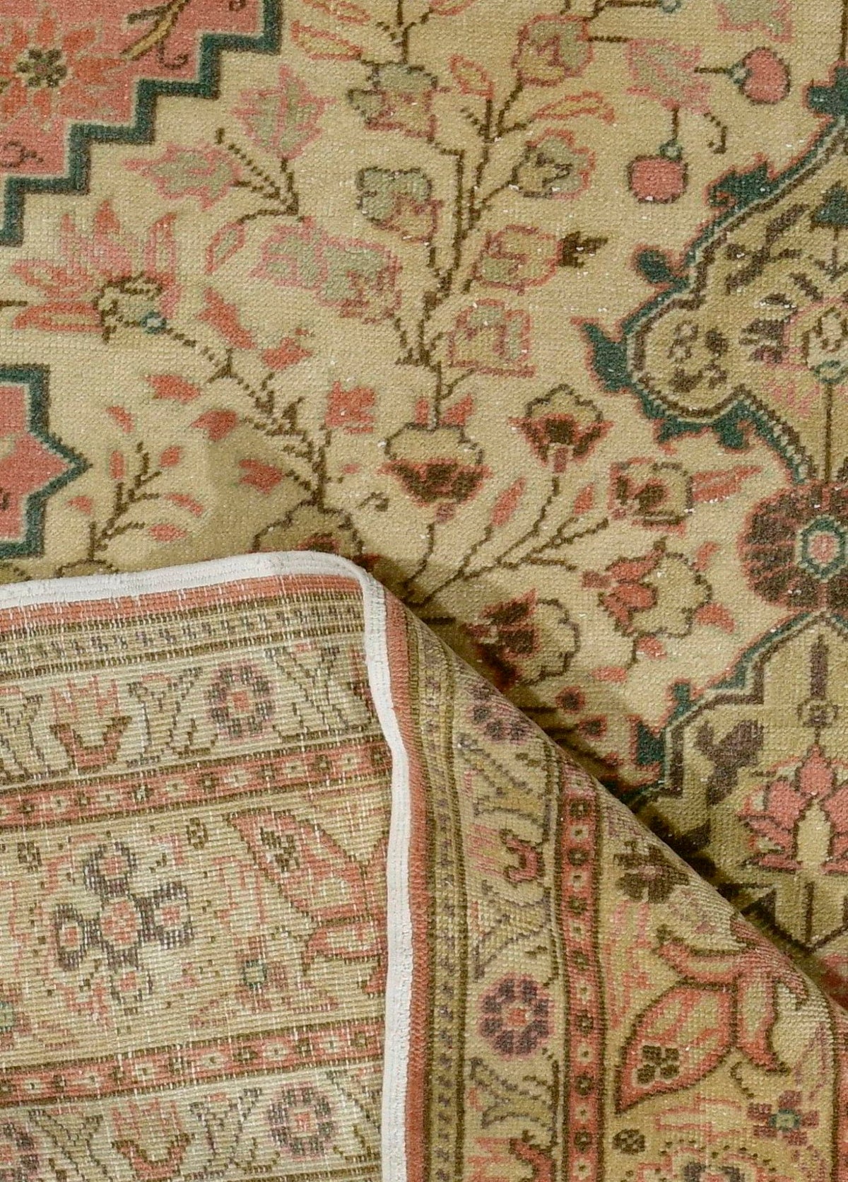 Rosetta Vintage El Dokuma Yün Halı 218 x 146 cm - Borr Halı