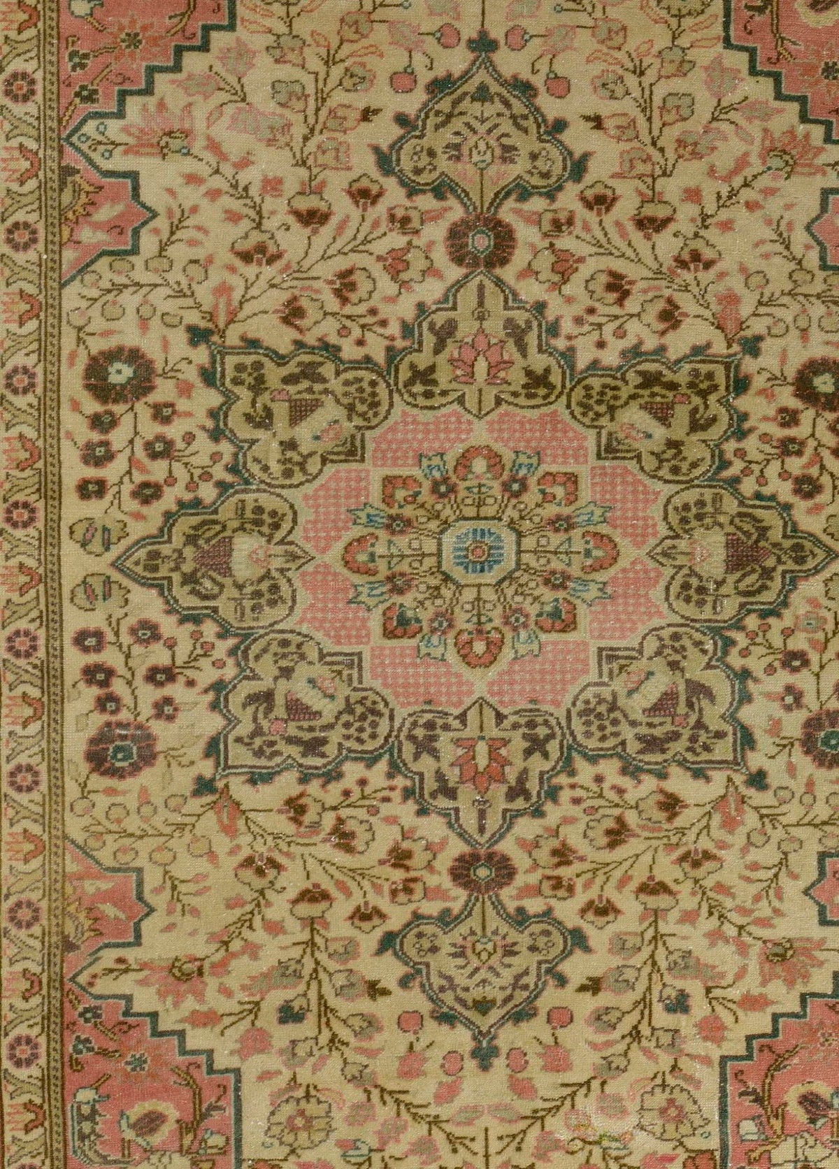 Rosetta Vintage El Dokuma Yün Halı 218 x 146 cm - Borr Halı