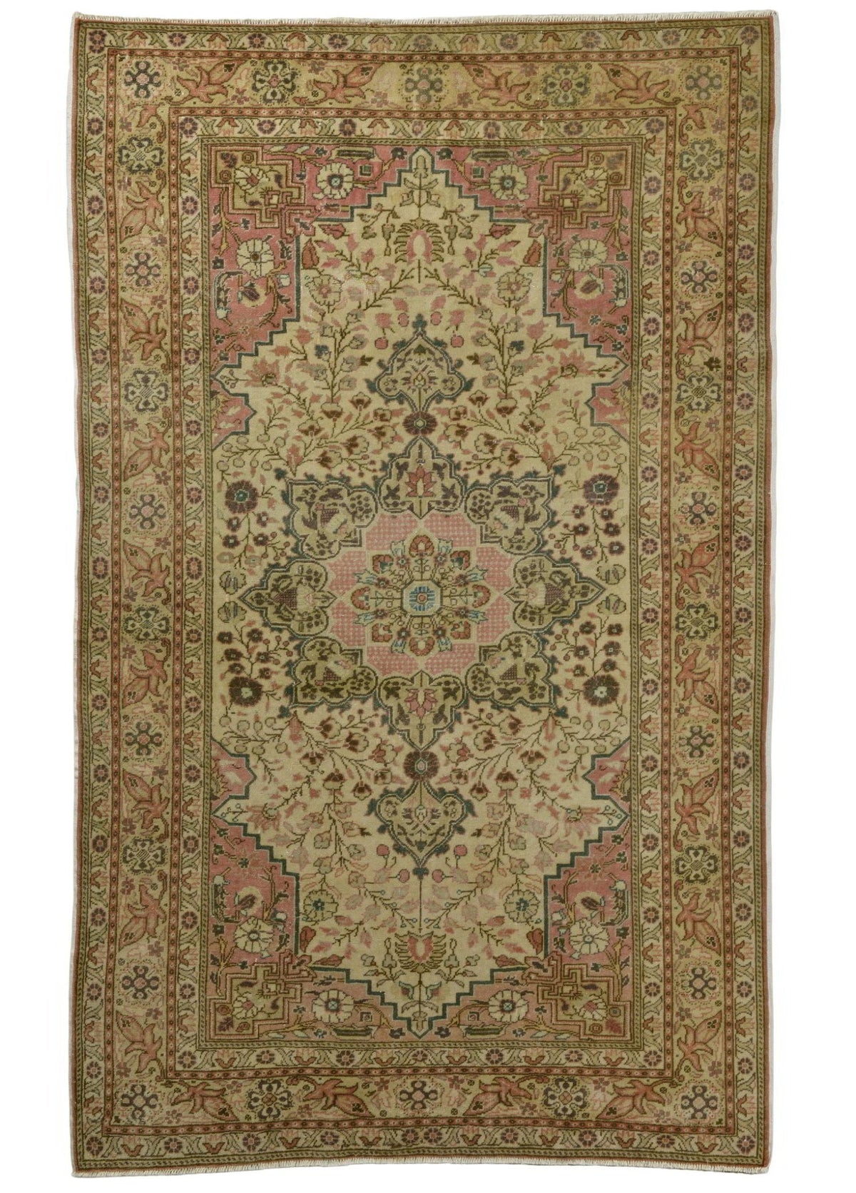 Rosetta Vintage El Dokuma Yün Halı 218 x 146 cm - Borr Halı