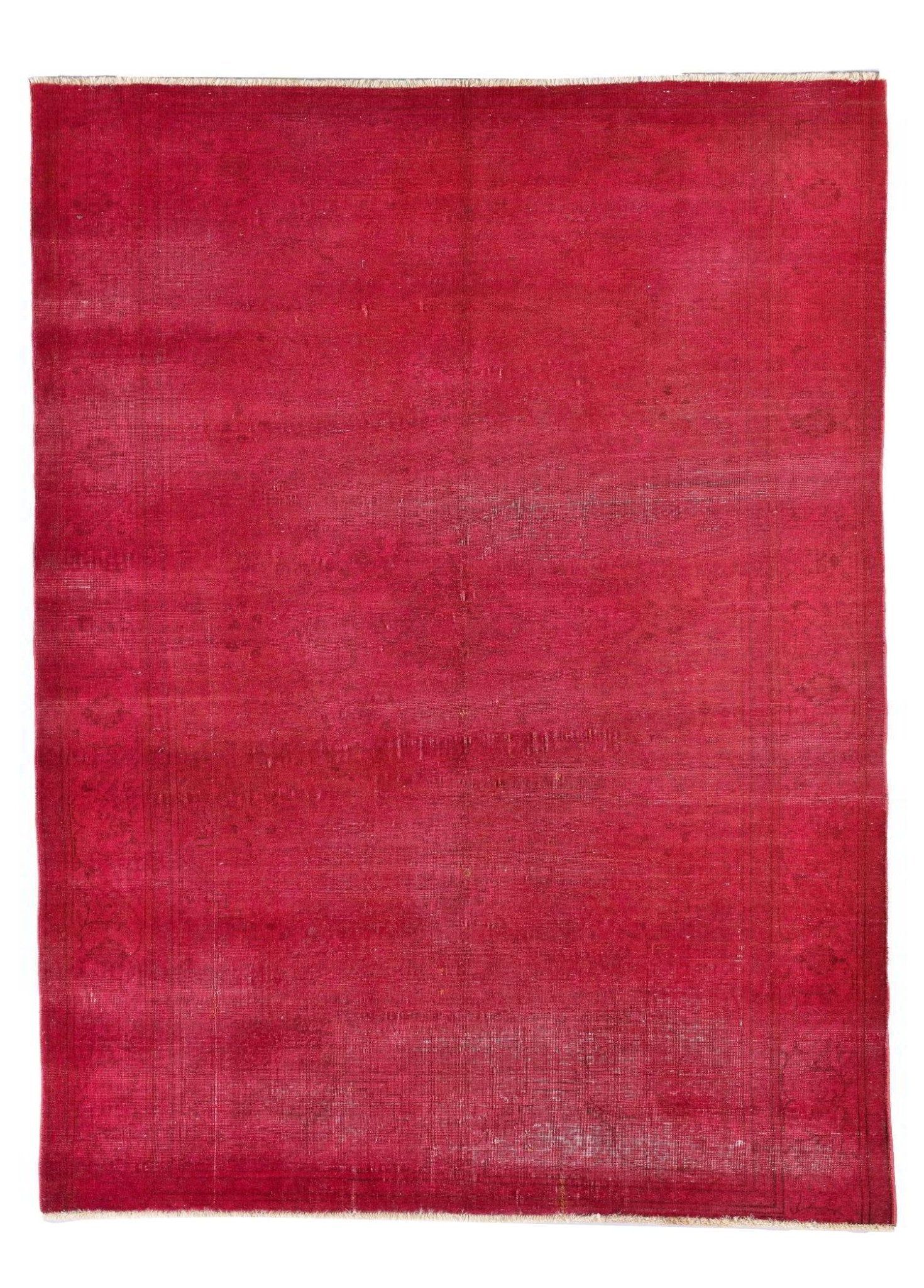 Rosso El Dokuma Vintage Yün Halı 209x148 cm - Borr Halı