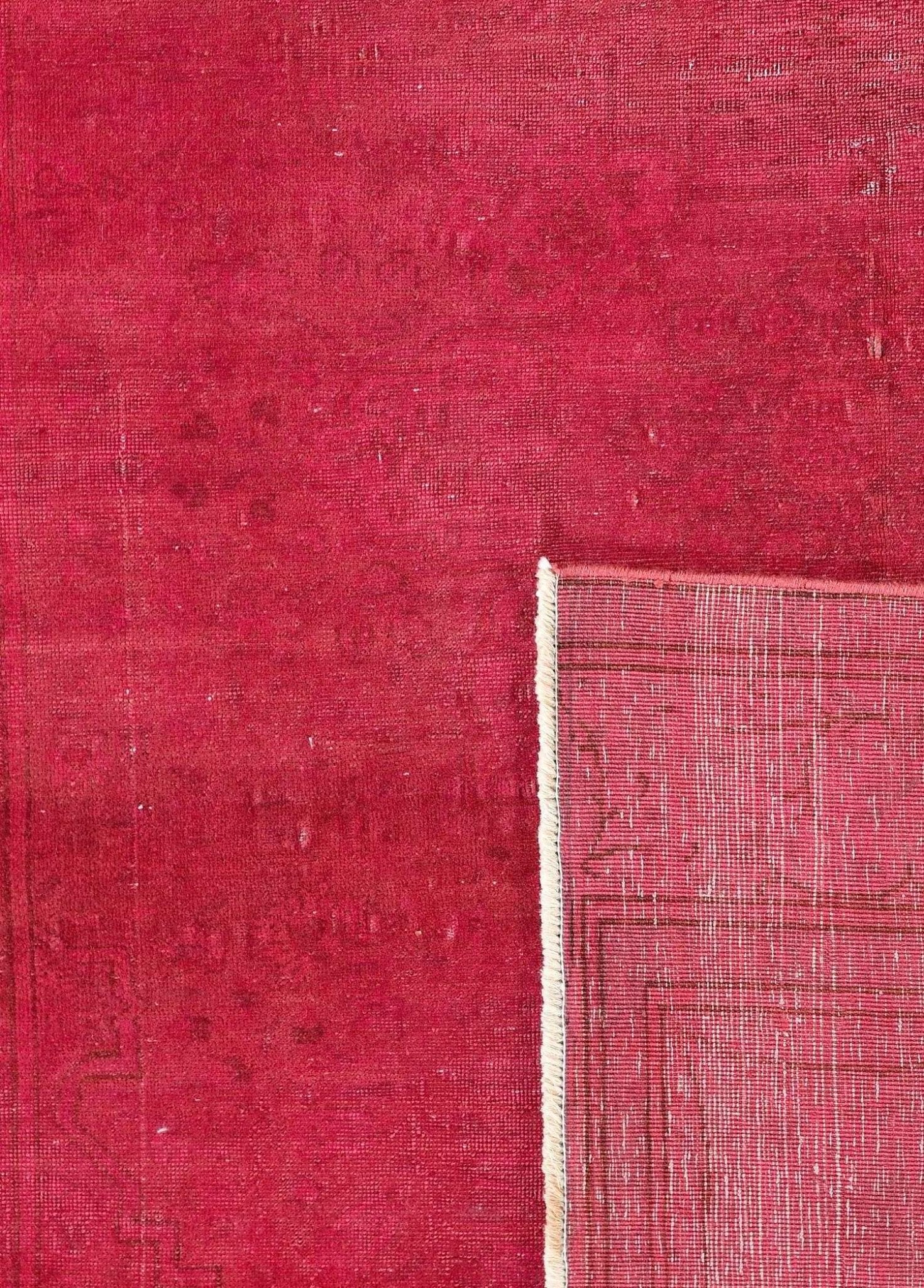 Rosso El Dokuma Vintage Yün Halı 209x148 cm - Borr Halı
