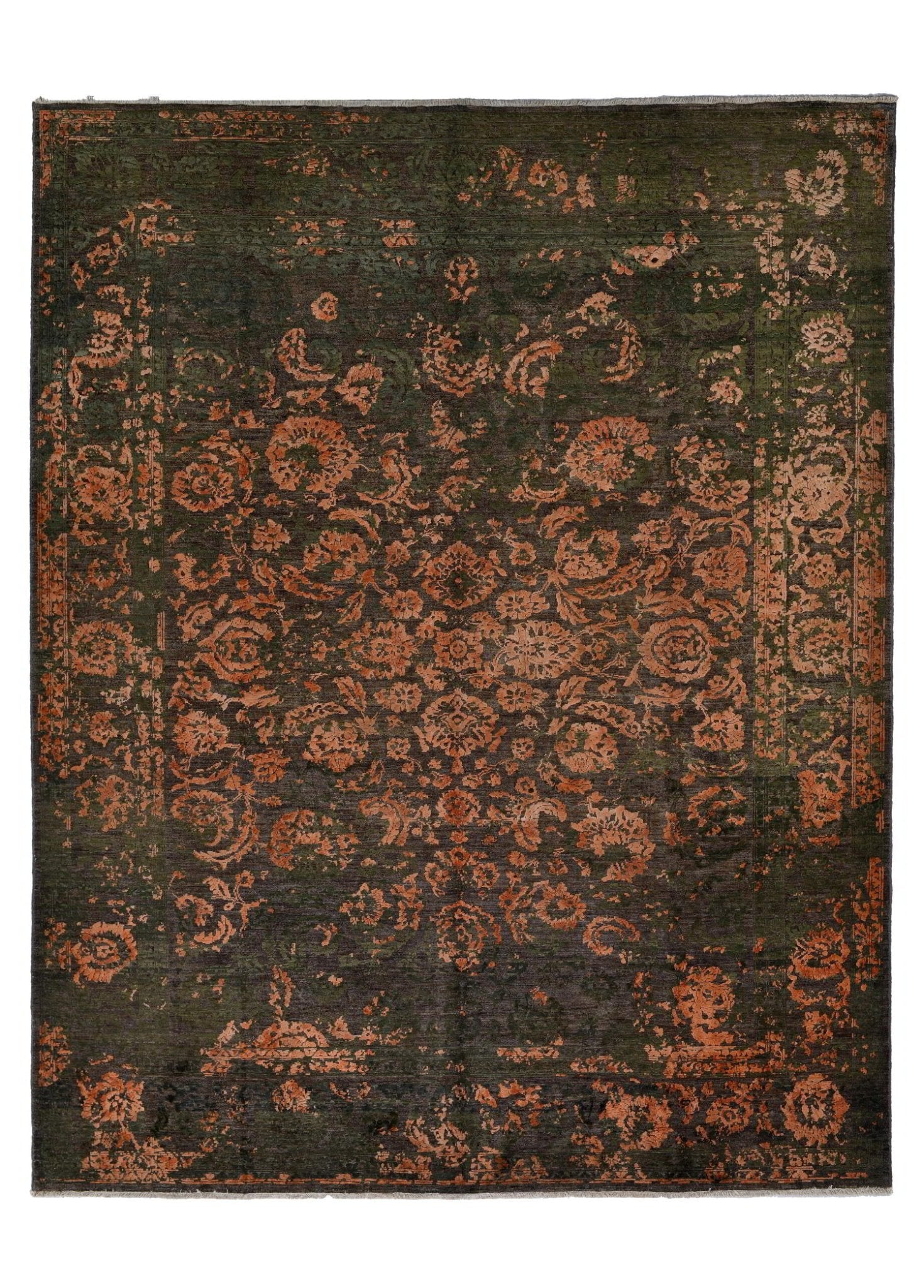 Ruinwood El Dokuma Yün ve İpek Halı 293x245 cm - Borr Halı