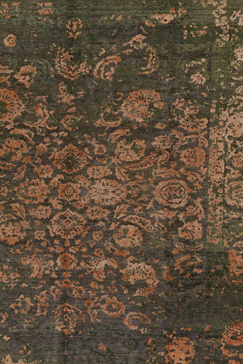 Ruinwood El Dokuma Yün ve İpek Halı 293x245 cm - Borr Halı