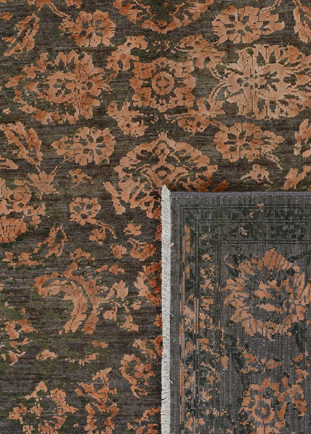 Ruinwood El Dokuma Yün ve İpek Halı 293x245 cm - Borr Halı