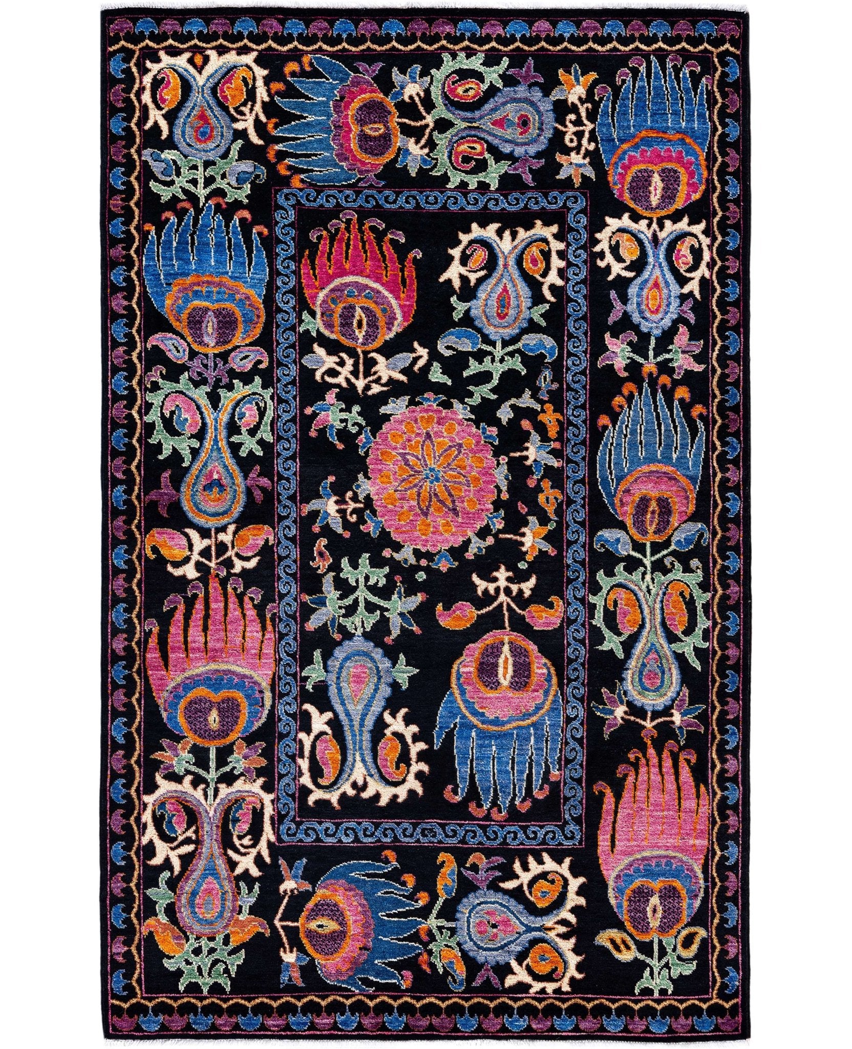 Samarkana El Dokuma Yün Halı 200 x 125 cm - Borr Halı