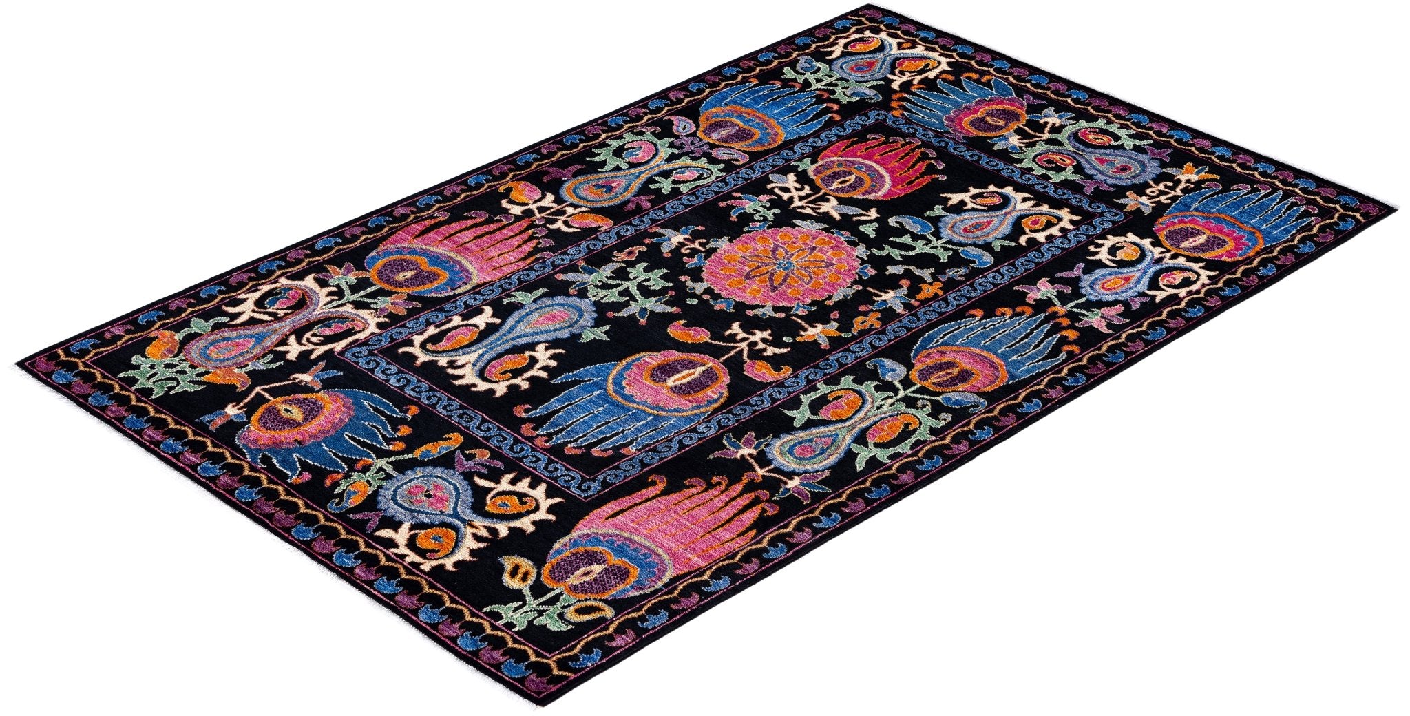 Samarkana El Dokuma Yün Halı 200 x 125 cm - Borr Halı