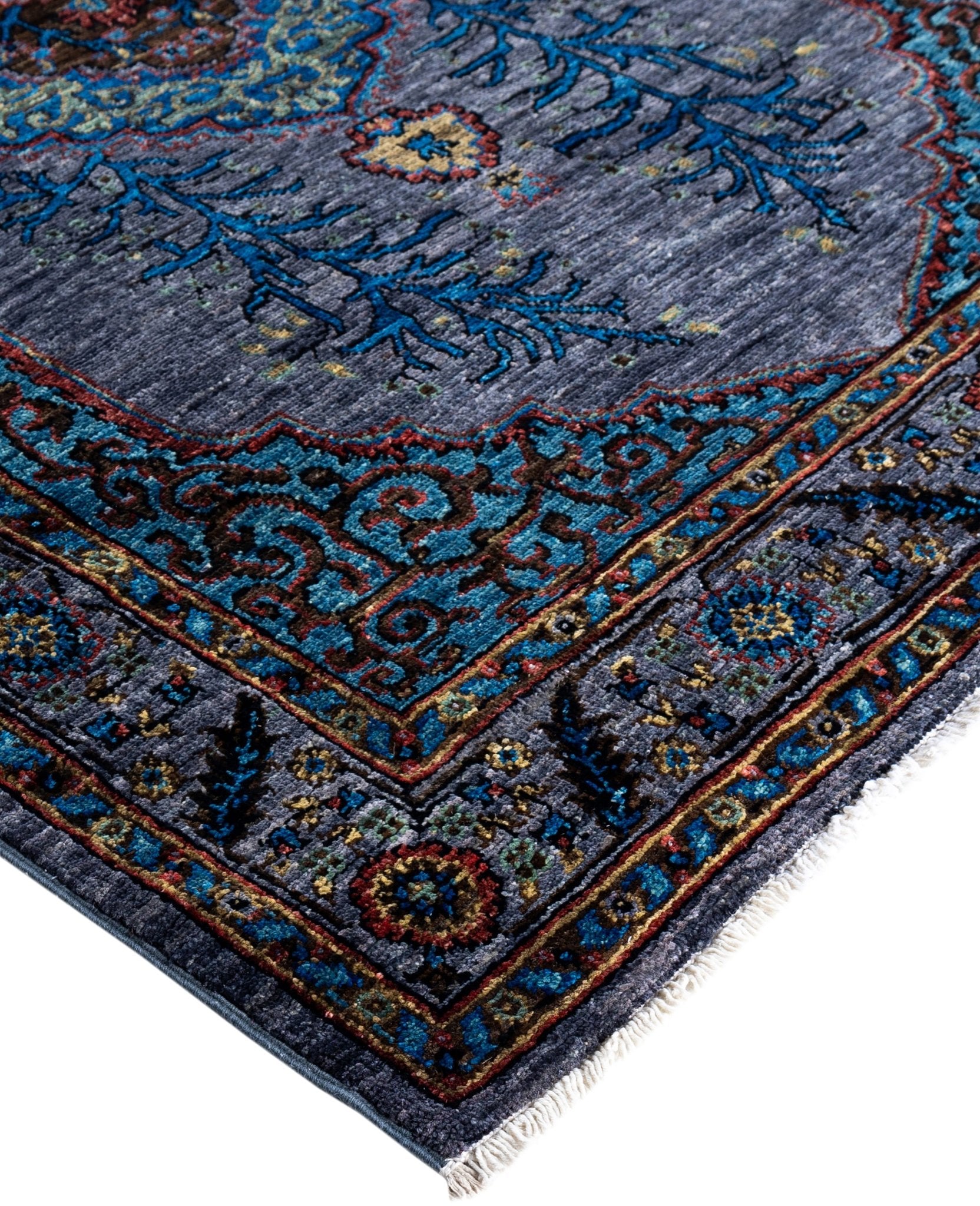 Sapphire Elegance El Dokuma Yün Halı 181x120 cm - Borr Halı