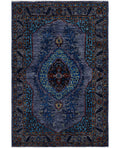 Sapphire Elegance El Dokuma Yün Halı 181x120 cm - Borr Halı