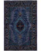 Sapphire Elegance El Dokuma Yün Halı 181x120 cm - Borr Halı