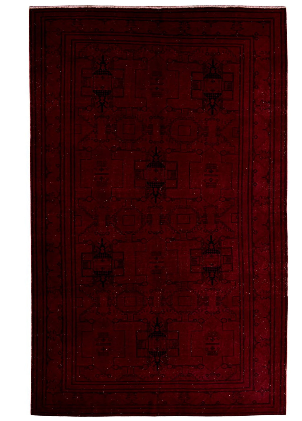 Shahmir Ruby Vintage El Dokuma Yün Halı 309 x 200 cm - Borr Halı