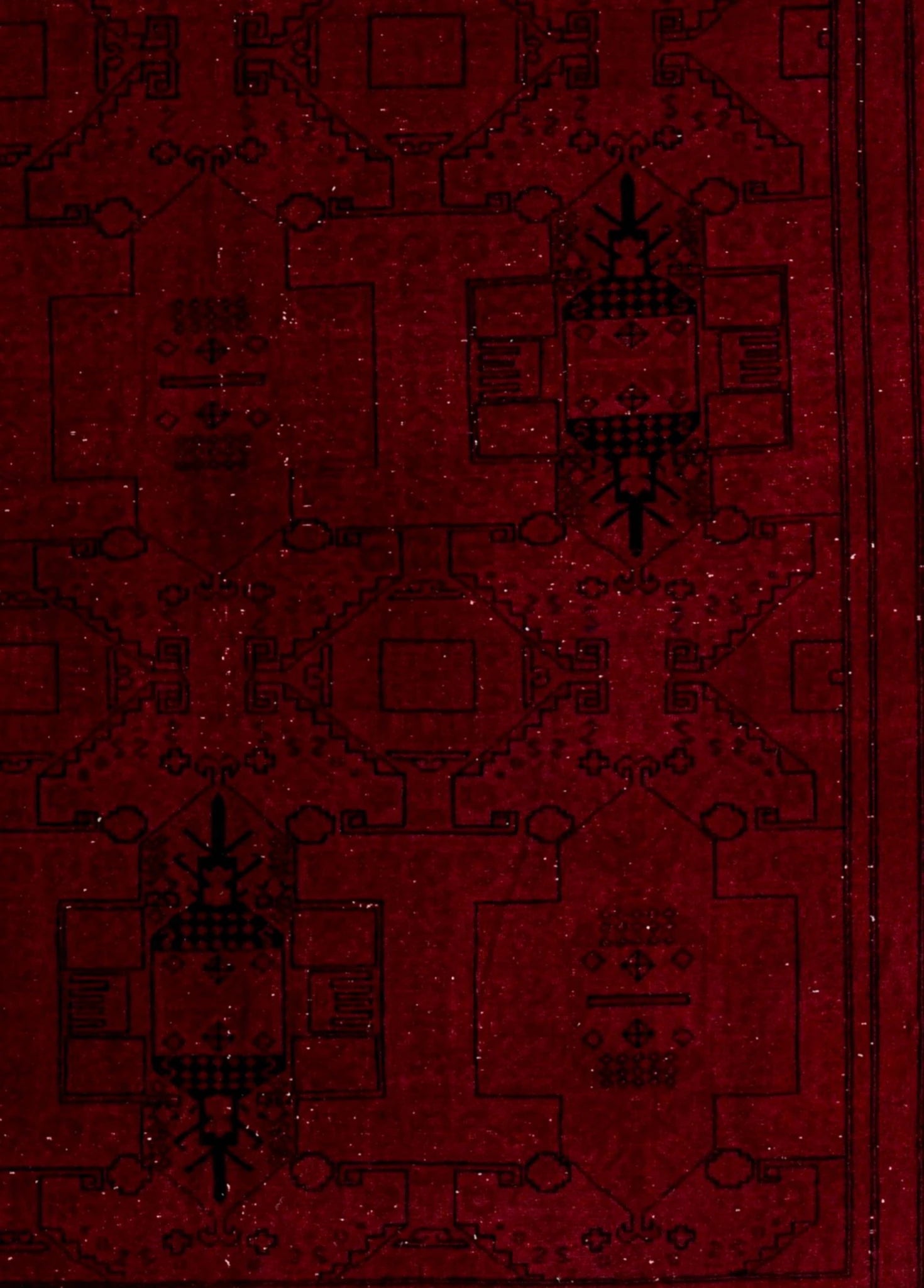 Shahmir Ruby Vintage El Dokuma Yün Halı 309 x 200 cm - Borr Halı