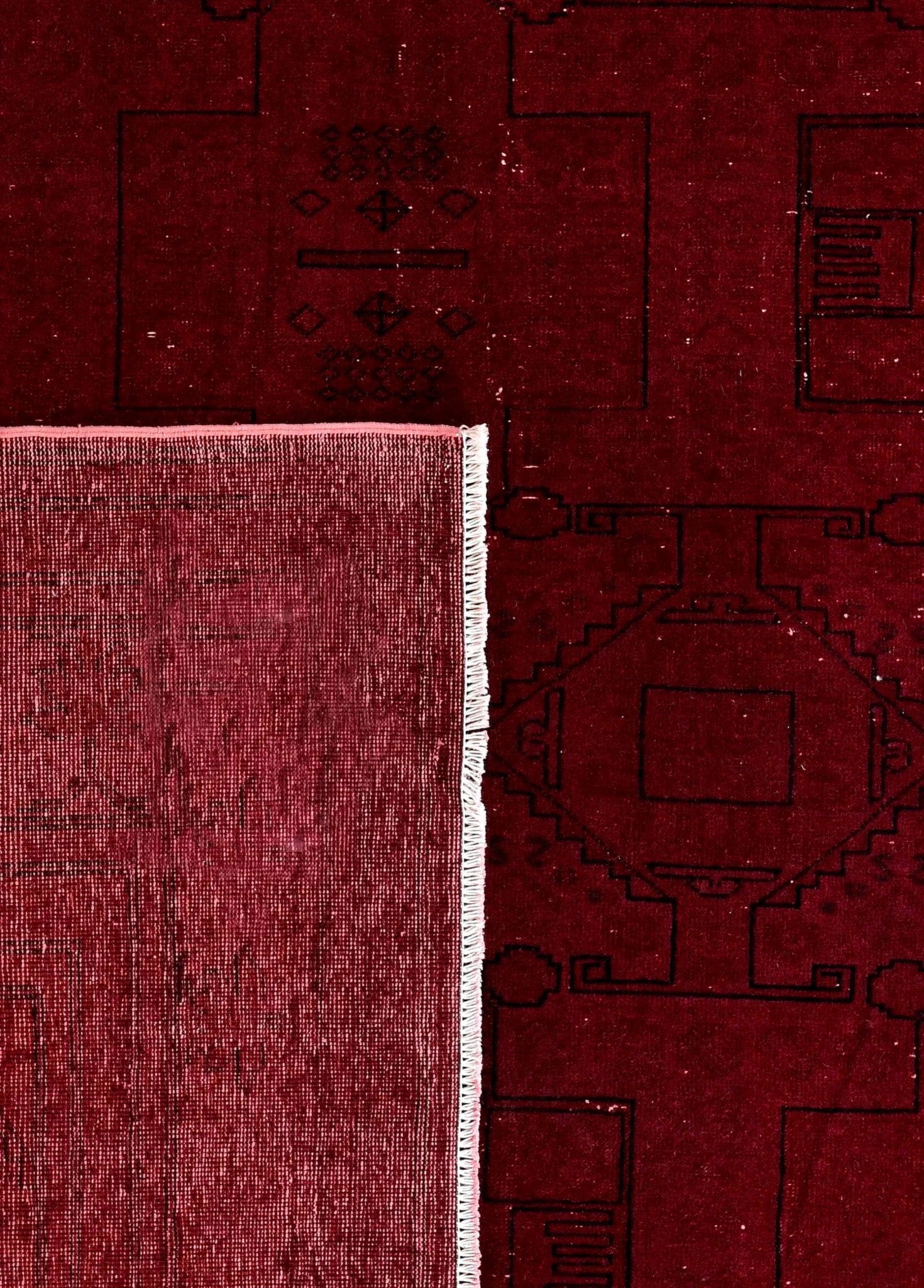 Shahmir Ruby Vintage El Dokuma Yün Halı 309 x 200 cm - Borr Halı