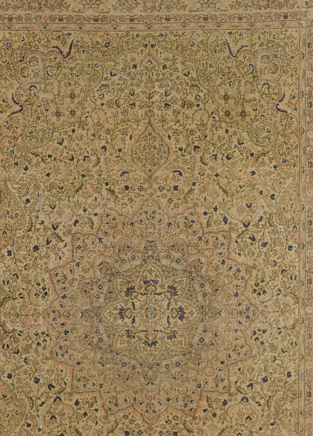 Shahmir Sand Vintage El Dokuma Yün Halı 315 x 205 cm - Borr Halı